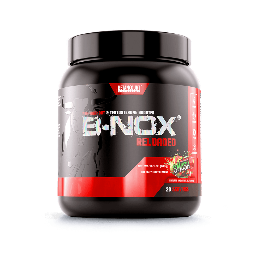 
                
                    Load image into Gallery viewer, B-NOX RELOADED &amp;lt;br&amp;gt;PRE-WORKOUT &amp;amp; TESTOSTERONE BOOSTER
                
            